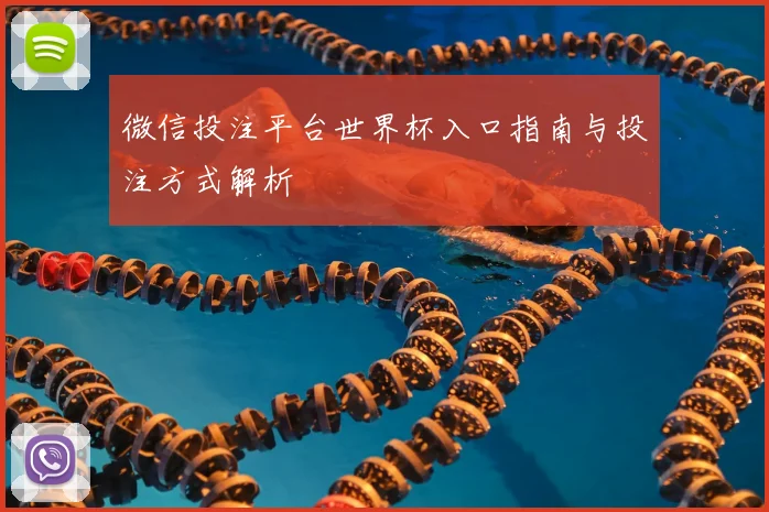微信投注平台世界杯入口指南与投注方式解析